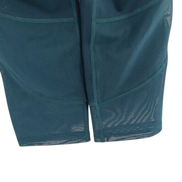 All In Motion Womens XS Power Waist High Rise Capri Leggings Teal Athletic - Picture 5 of 8